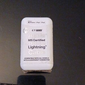 White MFi Certified Lightning Cable